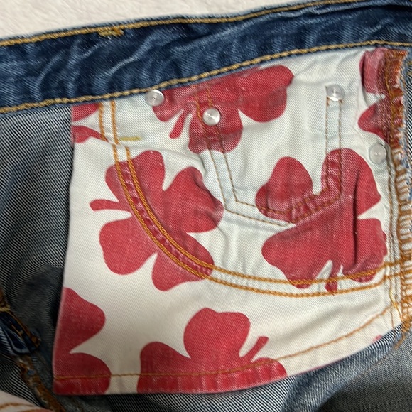 Vintage Lucky jeans, low cut, flair, size 10/30 - Picture 7 of 9